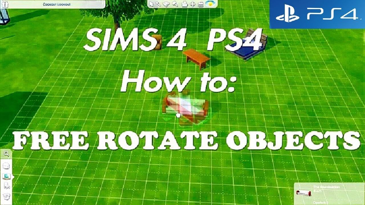 how to rotate items in sims 4 for mac